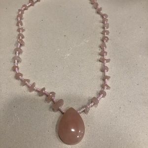Pink Jade Necklace